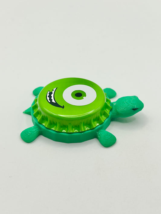 Monsters Inc Mike Wazowski - Bottle Cap Magnet Turtle