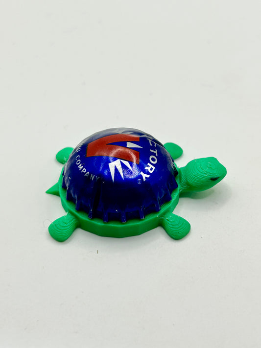 Victory Beer (Dome Shell) - Bottle Cap Magnet Turtle