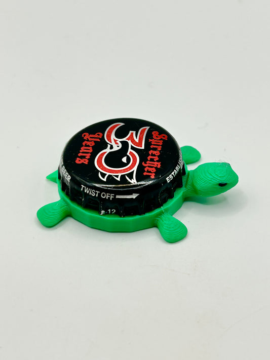 Sprecher (30 Years) - Bottle Cap Magnet Turtle