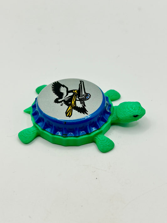 Charleston Brewing - Bottle Cap Magnet Turtle