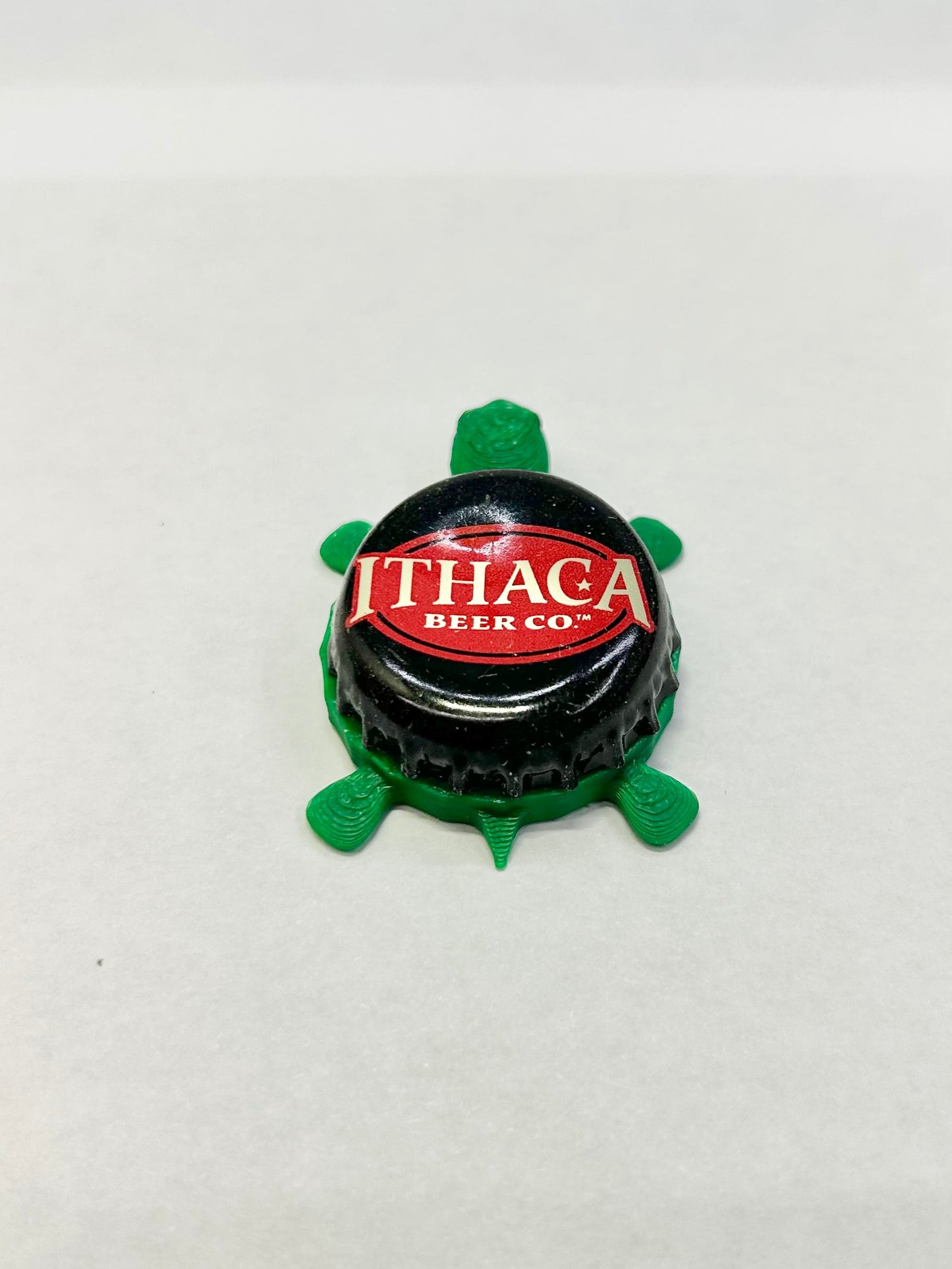 Ithaca Beer Co. - Bottle Cap Magnet Turtle