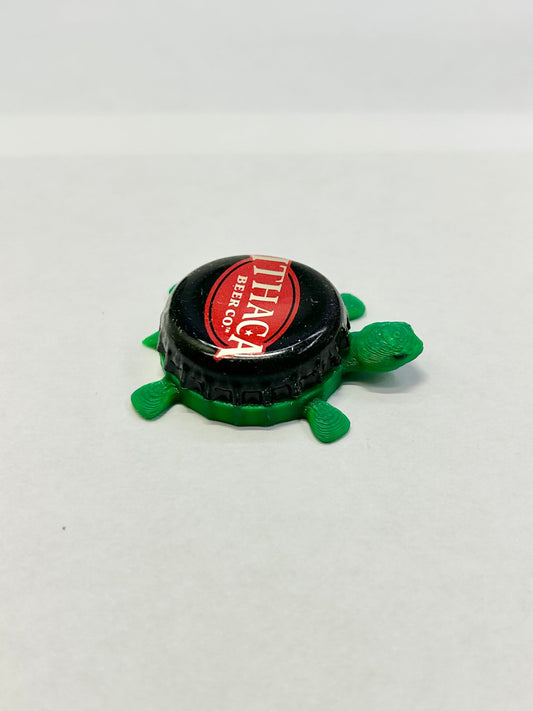Ithaca Beer Co. - Bottle Cap Magnet Turtle