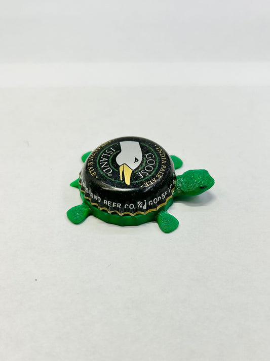 Goose Island IPA - Bottle Cap Magnet Turtle