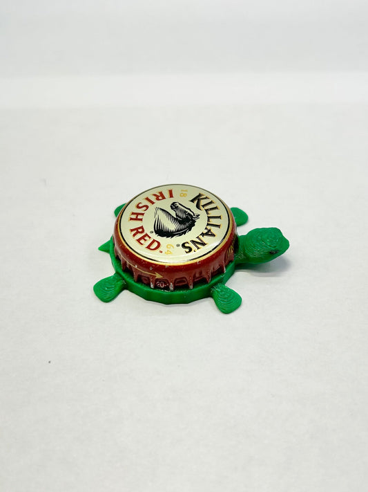 Killian's Irish Red (1864) - Bottle Cap Magnet Turtle Shell Shocked Art