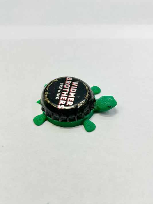 Widmer Brothers Brewing - Bottle Cap Magnet Turtle Shell Shocked Art