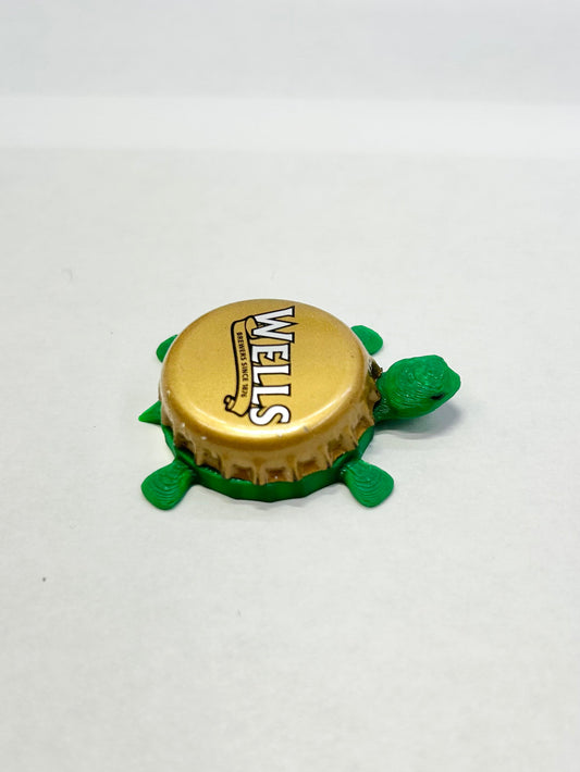 Wells Brewers - Bottle Cap Magnet Turtle