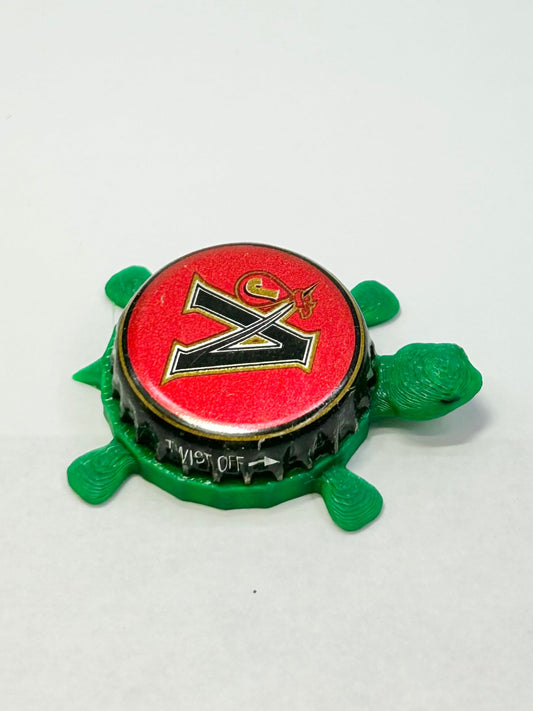 Johnny Appleseed Hard Cider - Bottle Cap Magnet Turtle
