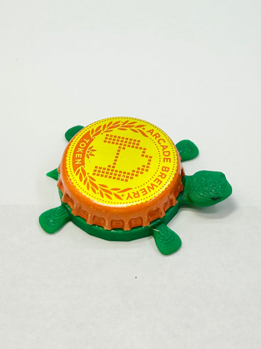 Arcade Brewery - Bottle Cap Magnet Turtle