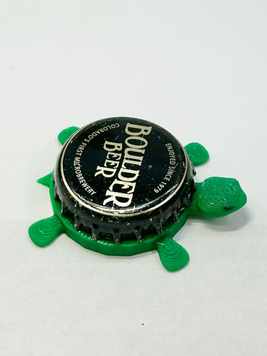 Boulder Beer - Bottle Cap Magnet Turtle