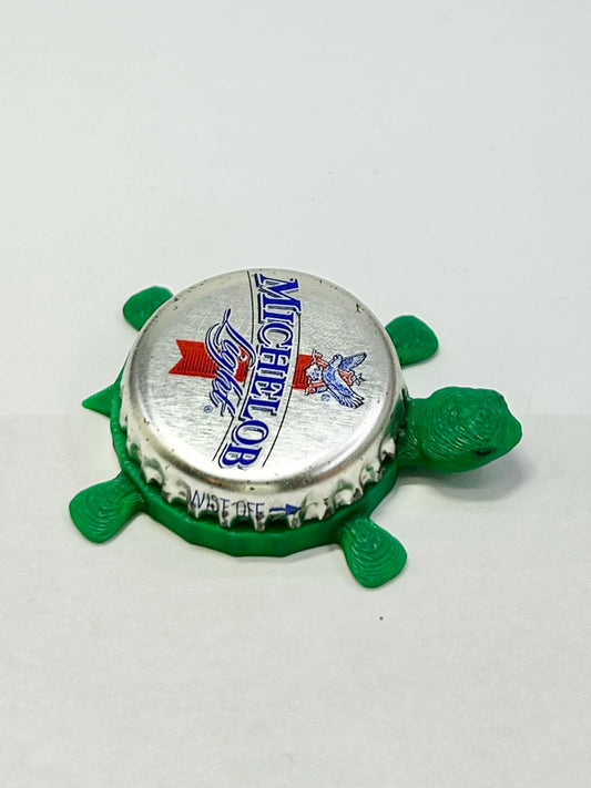 Michelob Light - Bottle Cap Magnet Turtle