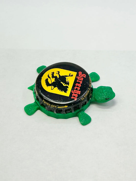 Sprecher - Bottle Cap Magnet Turtle Shell Shocked Art