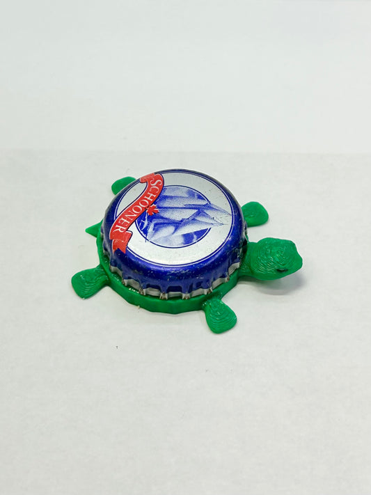 Schooner - Bottle Cap Magnet Turtle