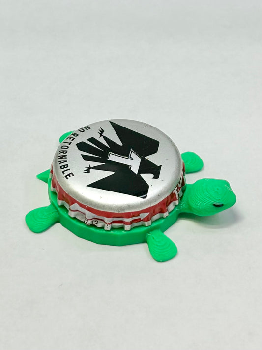 Tecate Beer - Bottle Cap Magnet Turtle