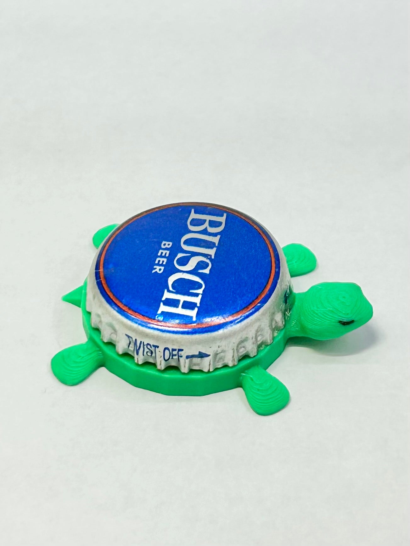 Busch Beer - Bottle Cap Magnet Turtle