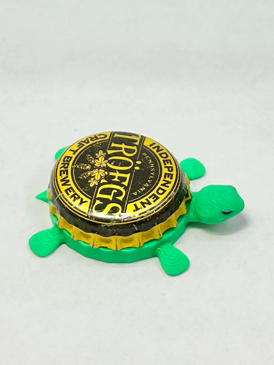 Troegs Beer (Vintage) - Bottle Cap Magnet Turtle
