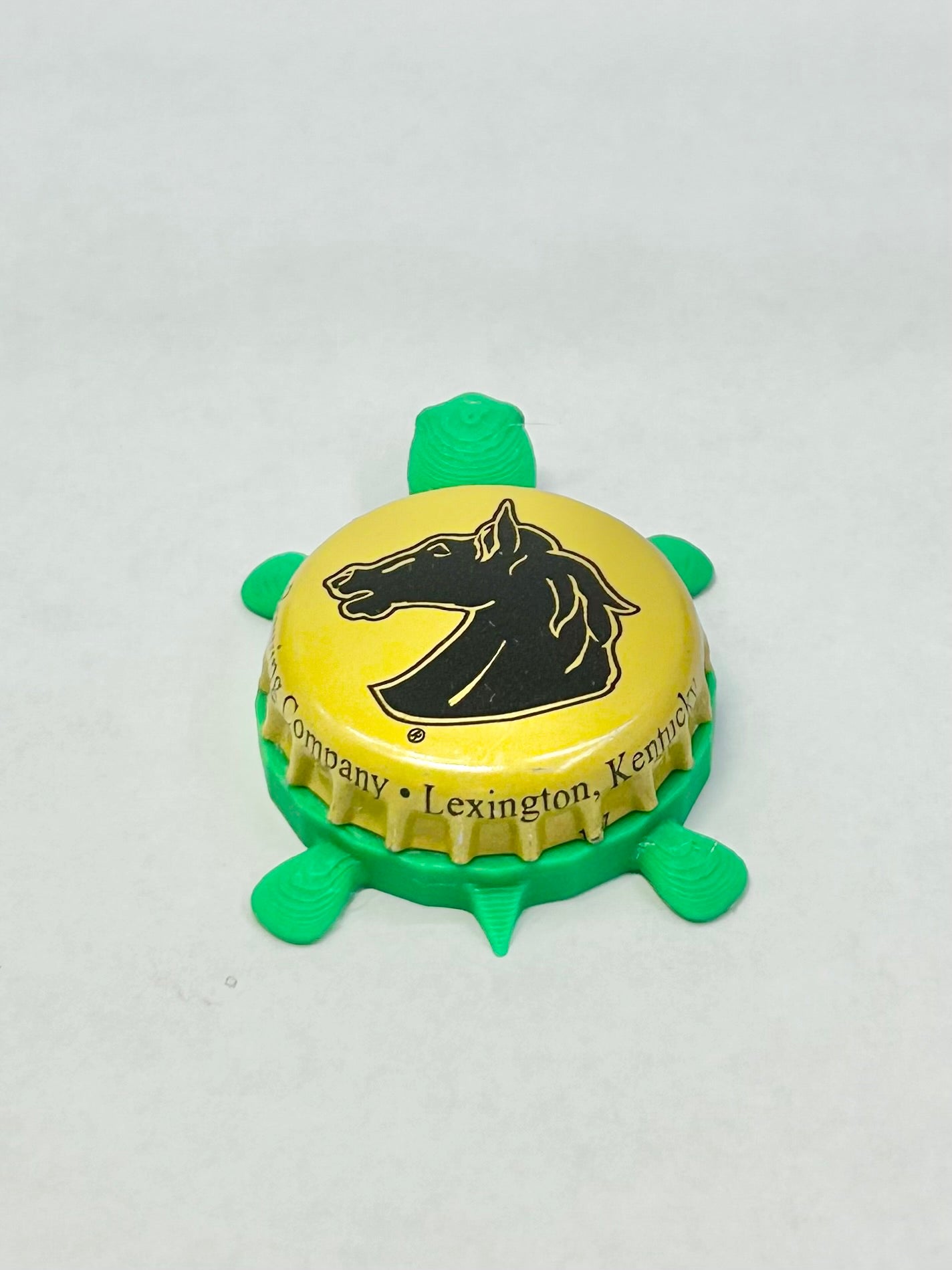 Lexington Brewing Co. (Yellow) - Bottle Cap Magnet Turtle