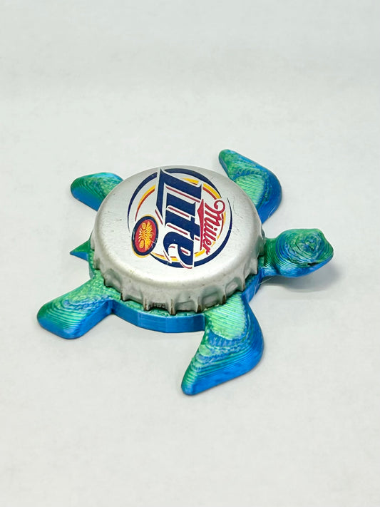 Miller Lite - Sea Turtle Bottle Cap Magnet