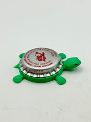 Diet 7UP - Bottle Cap Magnet Turtle Shell Shocked Art