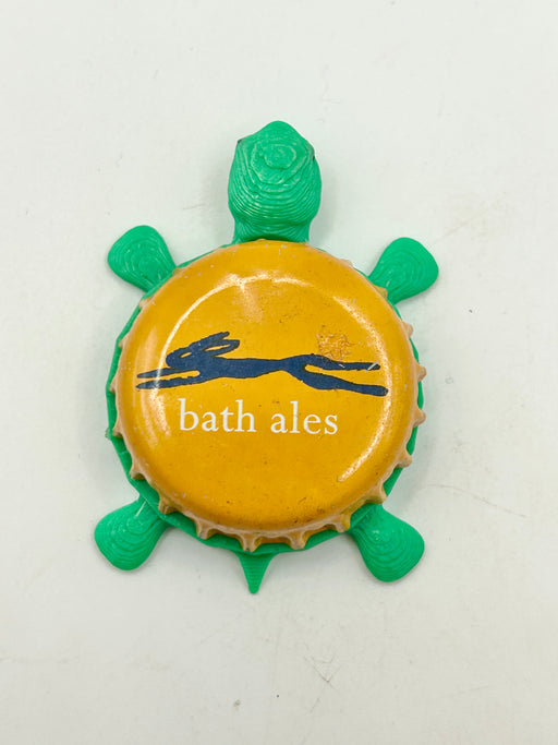 Bath Ales - Bottle Cap Magnet Turtle Shell Shocked Art