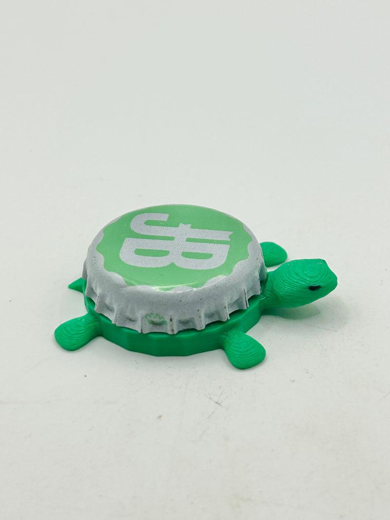 Josephsbrau Brewing (JB - Green) - Bottle Cap Magnet Turtle Shell Shocked Art