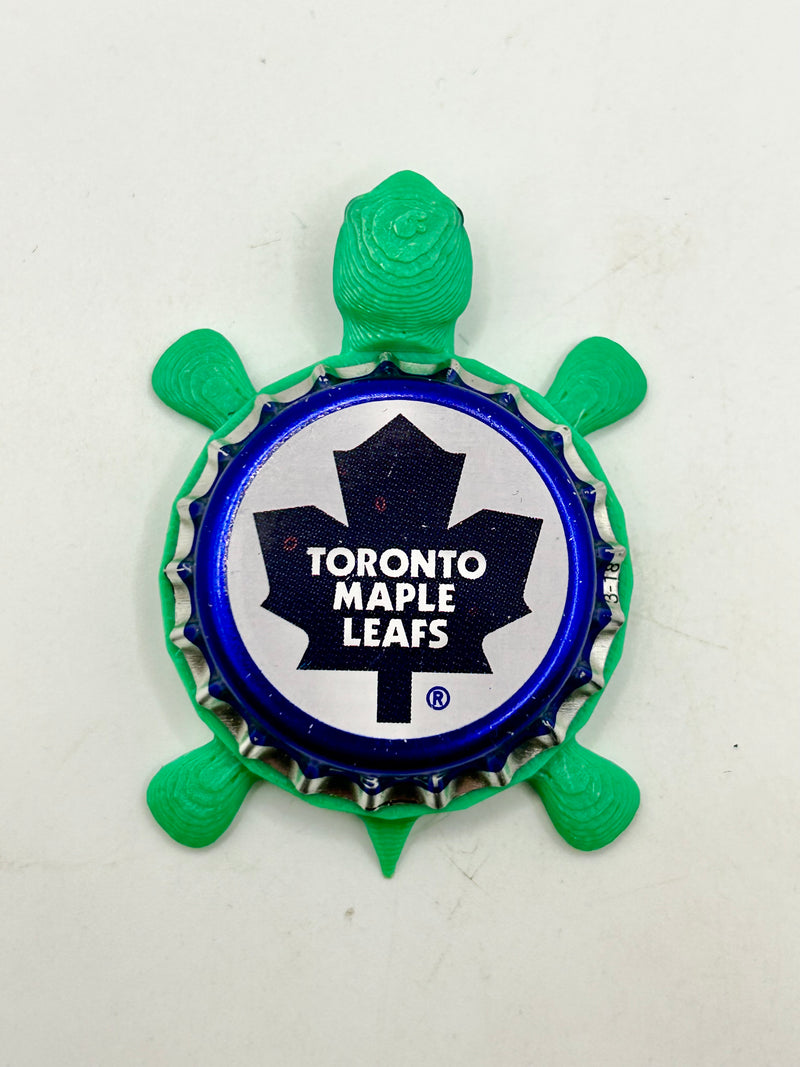 Toronto Maple Leafs (Labatt Brewing) - Bottle Cap Magnet Turtle Shell Shocked Art