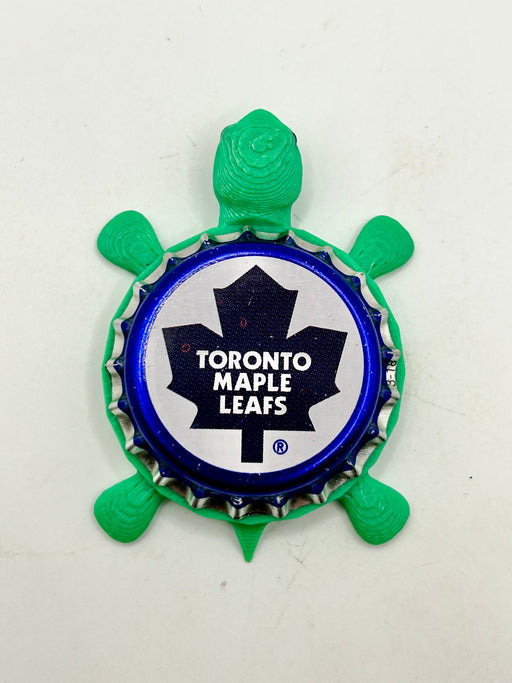 Toronto Maple Leafs (Labatt Brewing) - Bottle Cap Magnet Turtle Shell Shocked Art