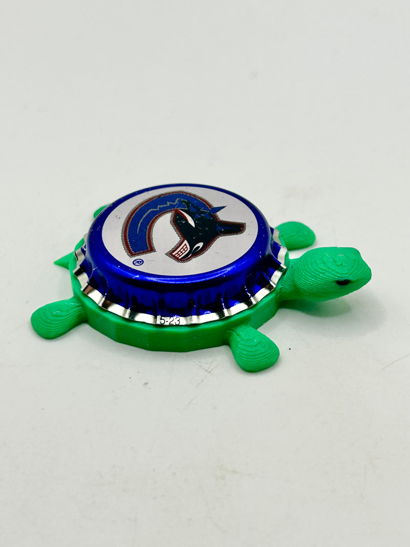 Vancouver Canucks (Labatt Brewing) - Bottle Cap Magnet Turtle Shell Shocked Art