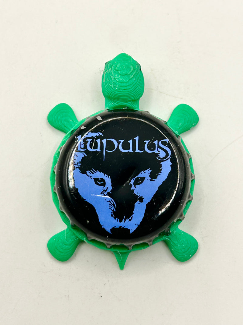 Lupulus Hopera (Blue) - Bottle Cap Magnet Turtle Shell Shocked Art