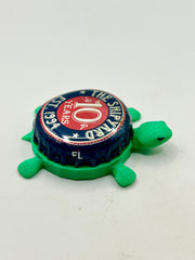 Shipyard Brewing (10 Years) - Bottle Cap Magnet Turtle Shell Shocked Art
