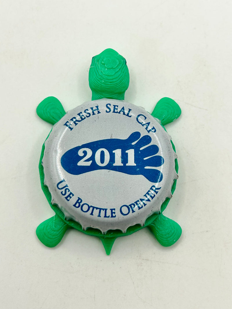 Sierra Nevada Bigfoot Expedition (2011) - Bottle Cap Magnet Turtle Shell Shocked Art