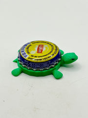 Lipton Ice Tea (Blue, Thailand) - Bottle Cap Magnet Turtle Shell Shocked Art