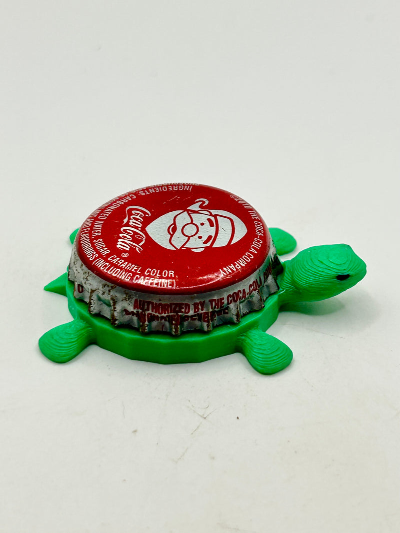 Coca Cola (Santa) - Bottle Cap Magnet Turtle Shell Shocked Art