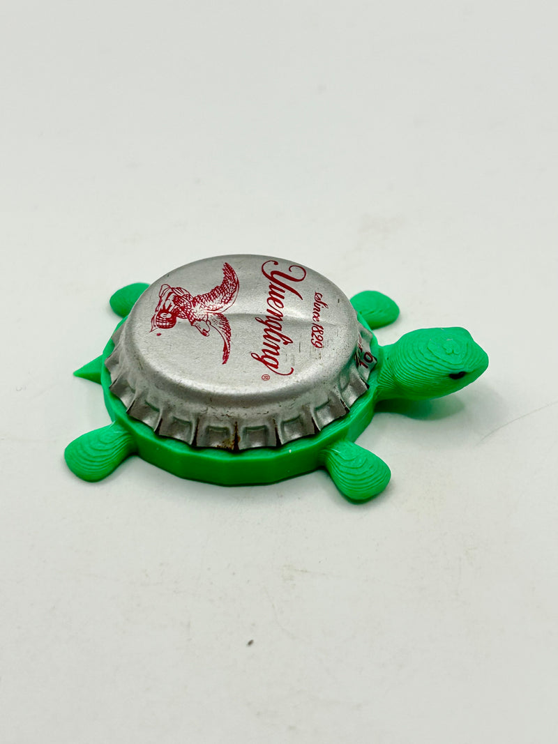 Yuengling Lager (Silver) - Bottle Cap Magnet Turtle Shell Shocked Art