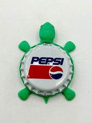 Pepsi (International) - Bottle Cap Magnet Turtle Shell Shocked Art