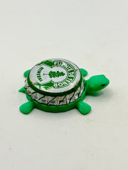 Fuente de Teror Mineral Water - Bottle Cap Magnet Turtle Shell Shocked Art