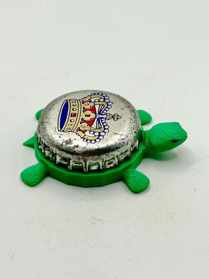 Crown, Heileman’s Brewing - Bottle Cap Magnet Turtle (Copy) Shell Shocked Art