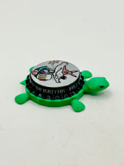 The Rusty Fox (Cartoon Fox) - Bottle Cap Magnet Turtle (Copy) Shell Shocked Art