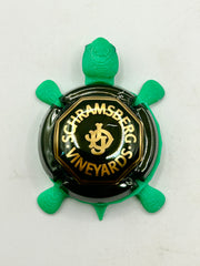 Schramsberg Vineyards (Dark Green) - Bottle Cap Magnet Turtle Shell Shocked Art