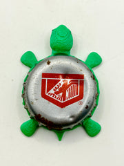 Heileman’s Brewing (Red Logo) - Bottle Cap Magnet Turtle Shell Shocked Art