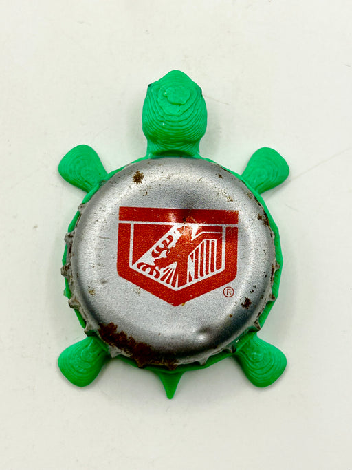 Heileman’s Brewing (Red Logo) - Bottle Cap Magnet Turtle Shell Shocked Art