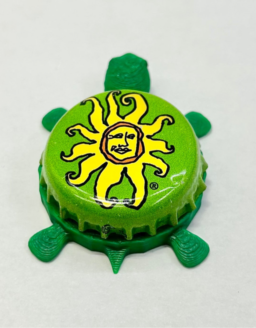 Bell's Oberon Ale Mango - Bottle Cap Magnet Turtle Shell Shocked Art