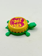 Fritz Cola (Hamburg, Silver) - Bottle Cap Magnet Turtle (Copy) Shell Shocked Art