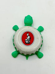 Schlappeseppel Bier (Germany) - Bottle Cap Magnet Turtle (Copy) Shell Shocked Art