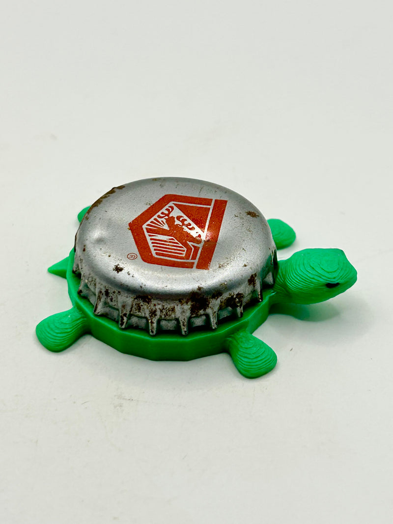 Heileman’s Brewing (Red Logo) - Bottle Cap Magnet Turtle Shell Shocked Art