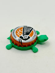 Carlsberg) - Bottle Cap Magnet Turtle Shell Shocked Art