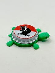 Unibra (Congo) - Bottle Cap Magnet Turtle Shell Shocked Art