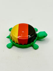 Germany Flag - Bottle Cap Magnet Turtle Shell Shocked Art