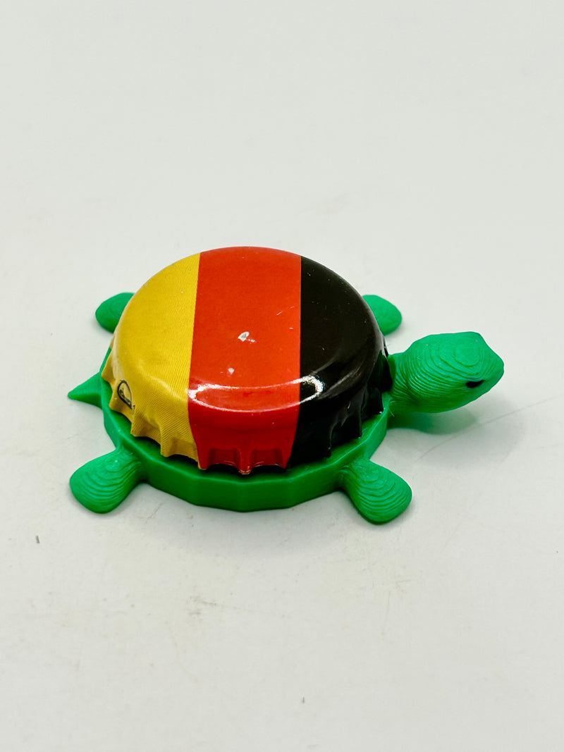 Germany Flag - Bottle Cap Magnet Turtle Shell Shocked Art