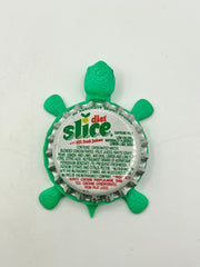 Diet Slice Drink - Bottle Cap Magnet Turtle (Copy) Shell Shocked Art