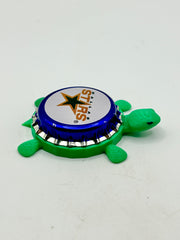 Dallas Stars (Labatt Brewing) - Bottle Cap Magnet Turtle Shell Shocked Art
